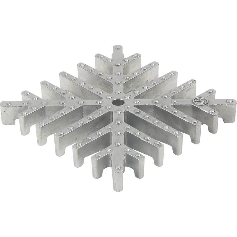 Blücher Hygienicpro Square rist 168x168mm i rustfrit stål