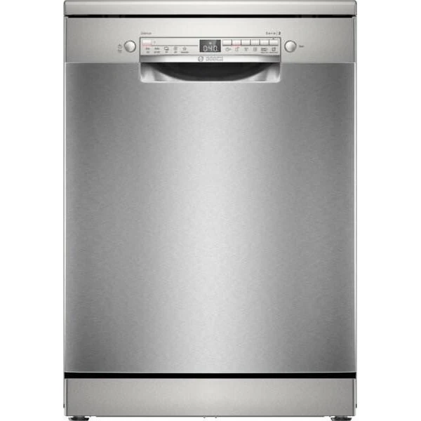 Bosch Serie 2 SMS2HVI06E Opvaskemaskine - Børstet stål (60 cm)