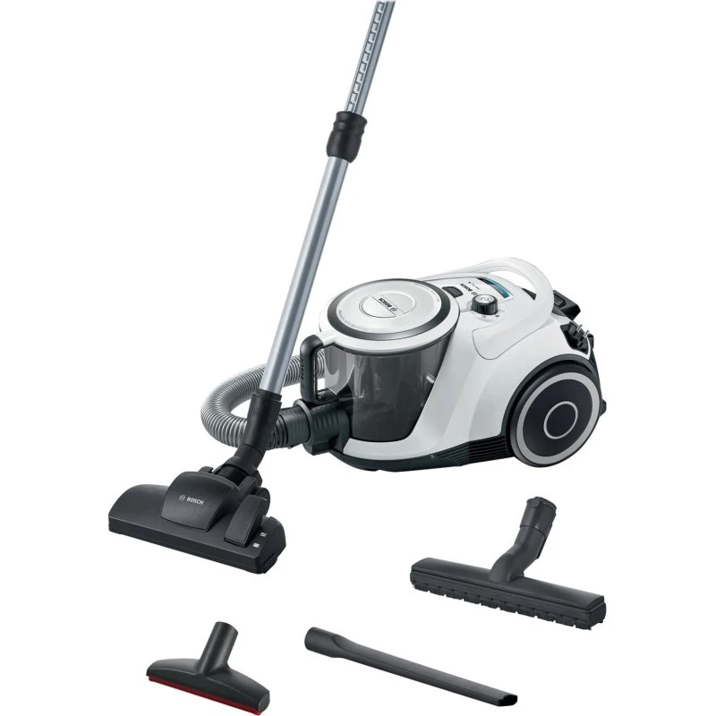Bosch Serie 6 BGC41XALL Poseløs Støvsuger, 2,4L, Hvid