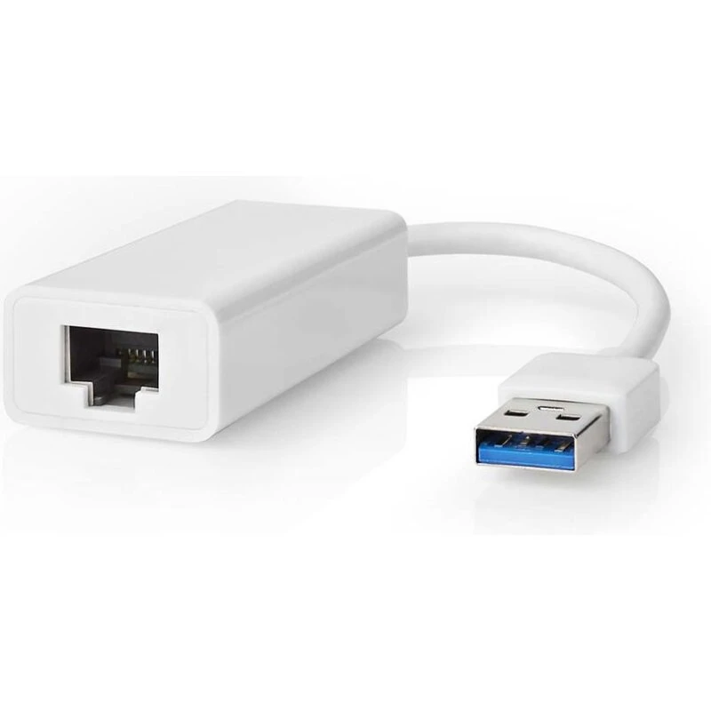 Nedis USB-netværksadapter USB-A→RJ45 1 Gbps 0,2 m Hvid