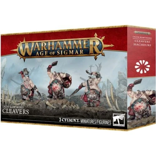 Ogor Mawtribes Cleavers/Gutseers - 3 stk. miniaturefigurer