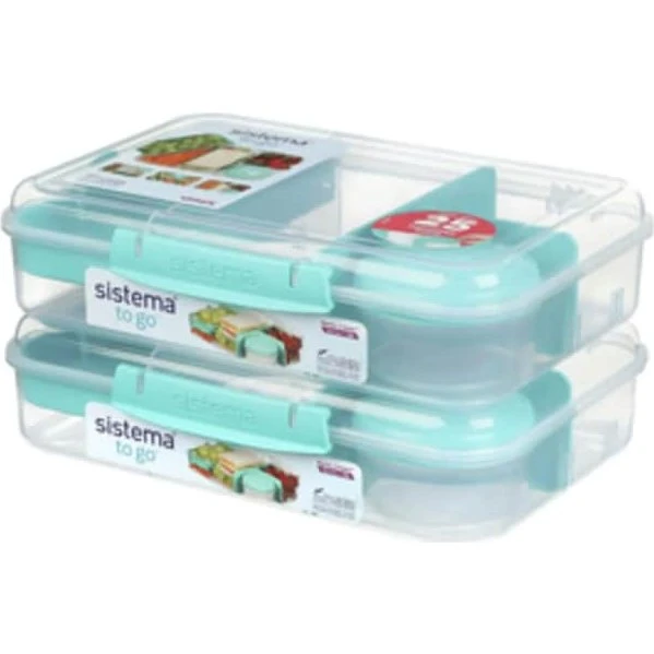 Sistema Bento Create madkasse 2 stk. 1,48 L – Minty