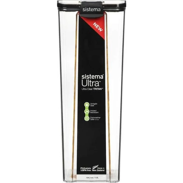 Sistema Tritan Square 1,9 L opbevaringsbøtte