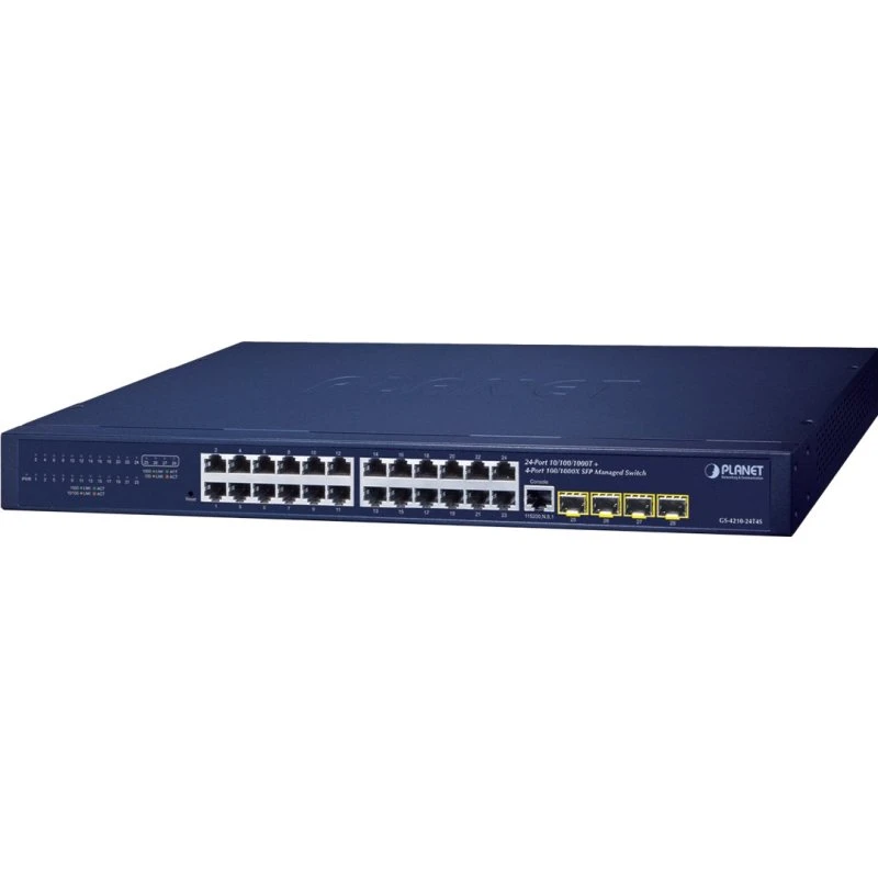 PLANET GS-4210-24T4S Managed Switch 28-porte Gigabit