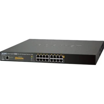 PLANET UPOE-800G PoE Injector 400W 19" 1U Gigabit Ethernet
