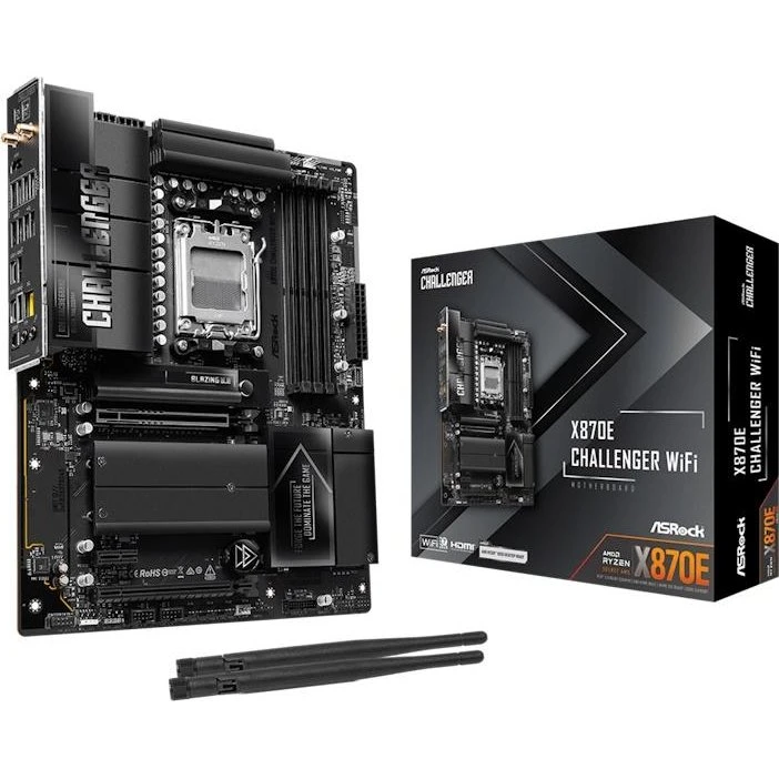 ASRock X870E Challenger WiFi ATX AM5 Bundkort