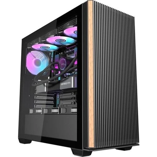 Darkflash DS900WS Computer Kabinet - Sort med 4 blæsere