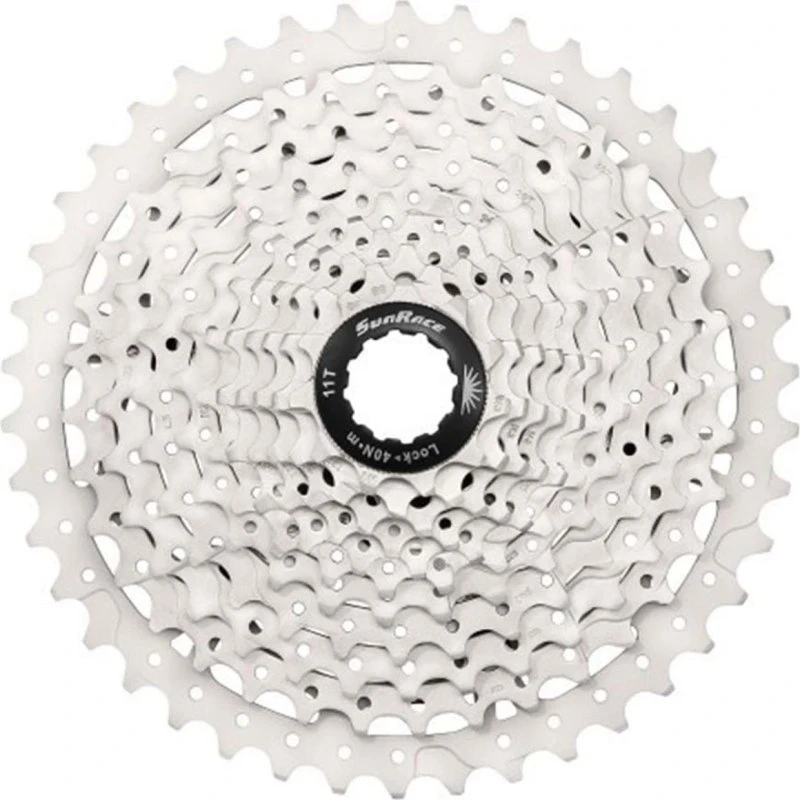 Sunrace CSMS3 Kassette 10-speed 11-46T MTB Metallic Sølv