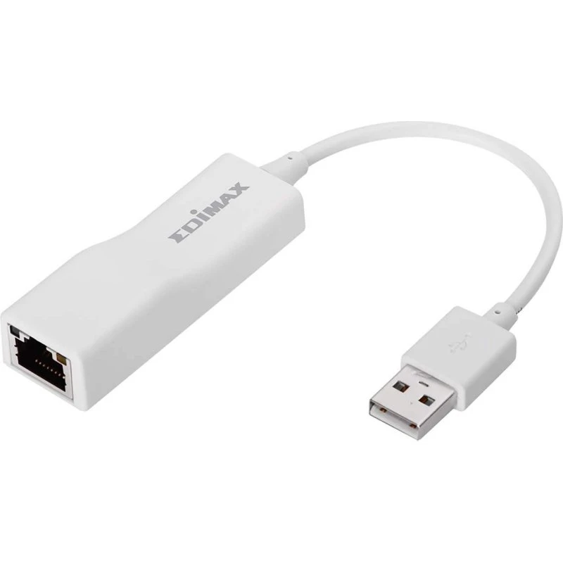 Edimax EU-4208 USB 2.0 Fast Ethernet Adapter 10/100 Mbps - Hvid