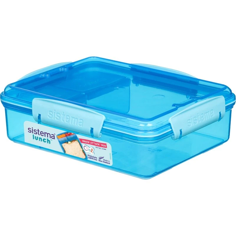 Sistema Snack Attack Duo madkasse 975 ml