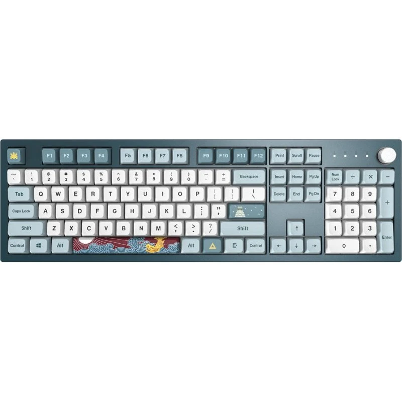 Montech MKey Fullsize Freedom - Gateron G Pro 2.0 Brown - Blå/Hvid
