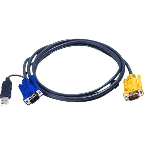 ATEN 2L-5202UP KVM-kabel USB til VGA, 1.8m
