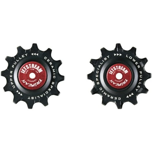 Tripeak Keramiske Pulleyhjul 12T/12T til SRAM AXS Road, Sort