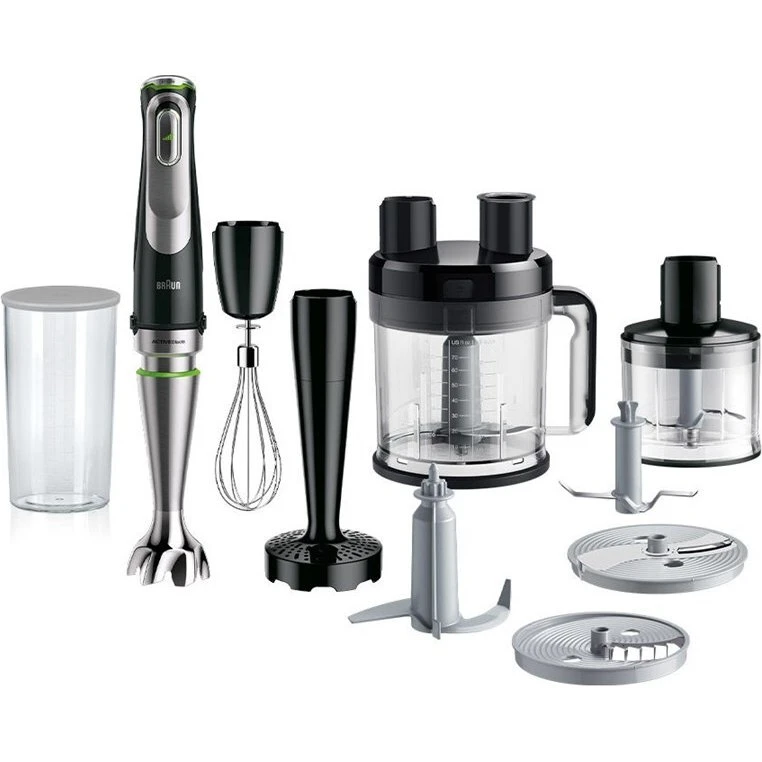 Braun MultiQuick 9 MQ 9187XLI Premium Stavblender - Sort/Stål