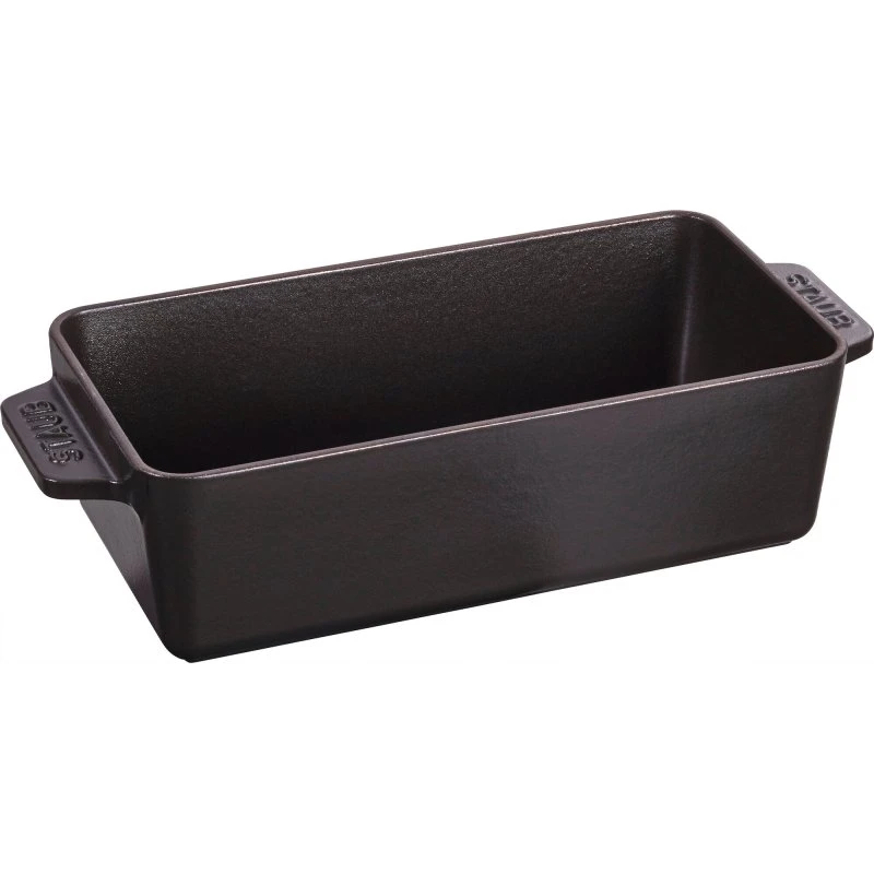 Staub Brødform i støbejern 23 x 12 cm, sort