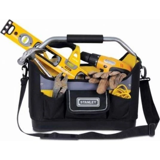 STANLEY 1-96-182 Værktøjstaske i nylon - Sort/Gul - 45 cm