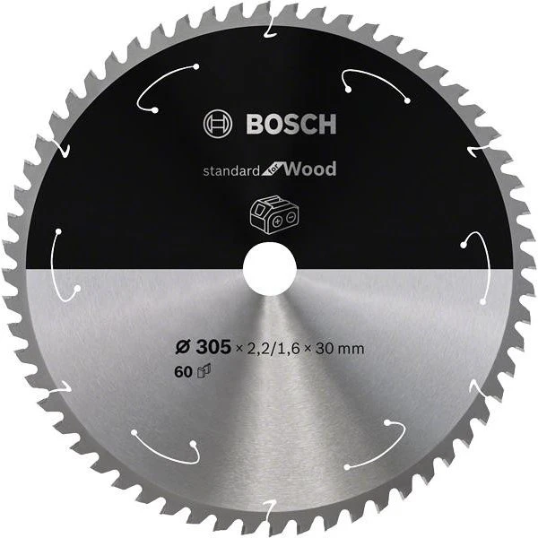Bosch 2608837742 Rundsavklinge til Træ - 305x30mm, 60 Tænder