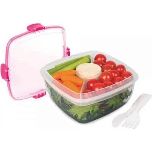 Sistema Salad To Go 1,1 L - Pink