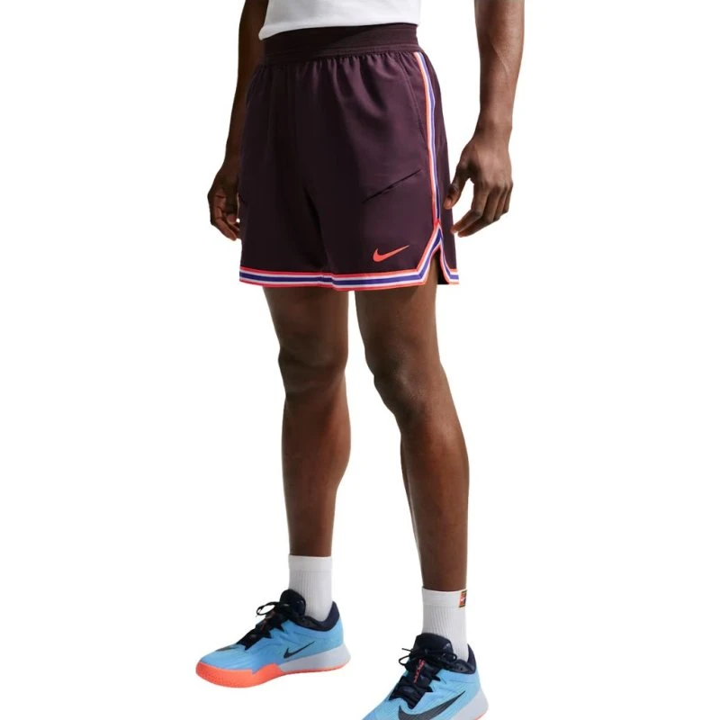 Nike Court Slam Dri-FIT Shorts Burgundy Ash