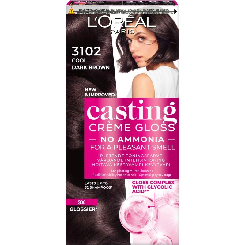 L'Oréal Paris Casting Crème Gloss 3102 Cool Dark Brown