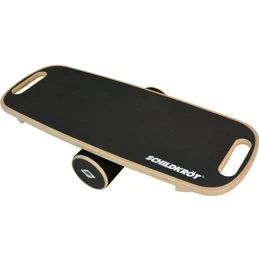 Schildkröt Balancebræt i træ, sort – maks 120 kg