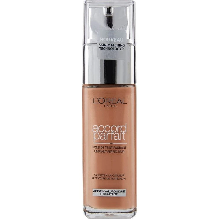 L'Oréal Accord Parfait Fluid Effect Foundation 7.D Golden Amber 30 ml