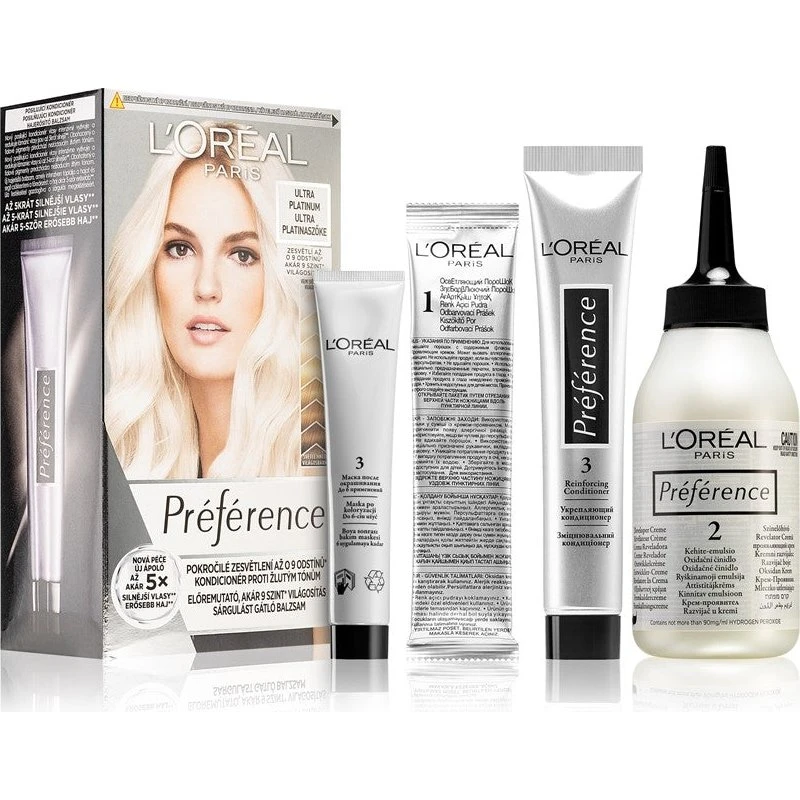 L'Oréal Paris Préférence Blondissimes Hårfarve - Ultra Platinum
