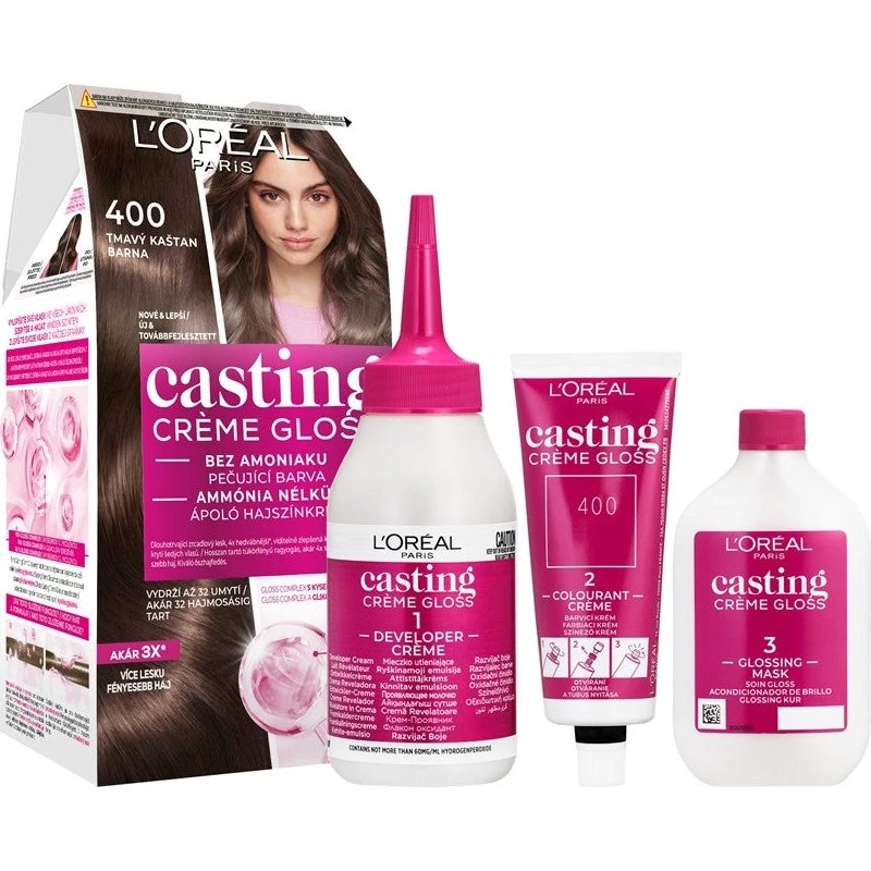 L'Oréal Paris Casting Creme Gloss 400 Mørkebrun