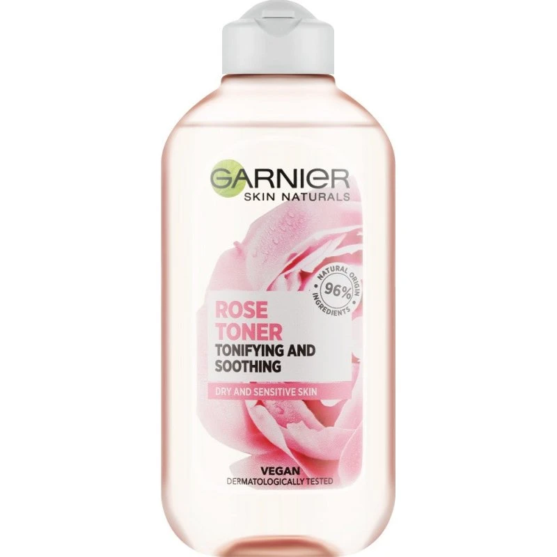 Garnier Botanica Toner med rosenvand til tør hud, 200 ml