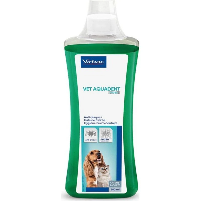 Virbac Aquadent Fresh Tandpleje til hunde, 500 ml
