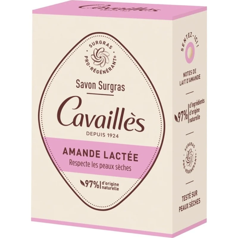 Cavalles Sæbe Surgras - Mælkemandel 100g