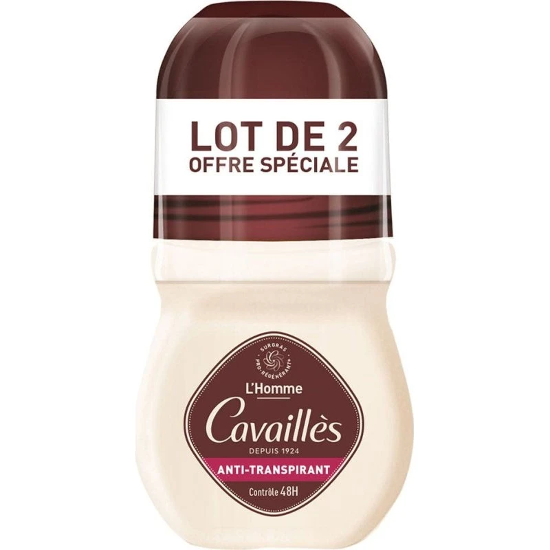 Rogé Cavaillès Absorb Piu Roll-on Men 48t Dobbeltpakning 50ml