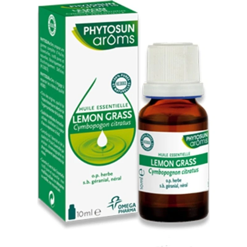 Phytosun Arôms Økologisk Citrongræs Æterisk Olie 10ml
