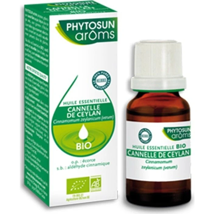 Phytosun Arôms Økologisk Ceylon Kanel Æterisk Olie 5ml