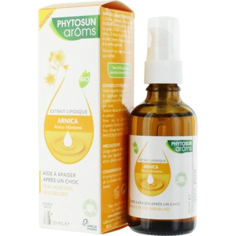 Phytosun Arôms Økologisk Arnica Vegetabilsk Olie 50ml