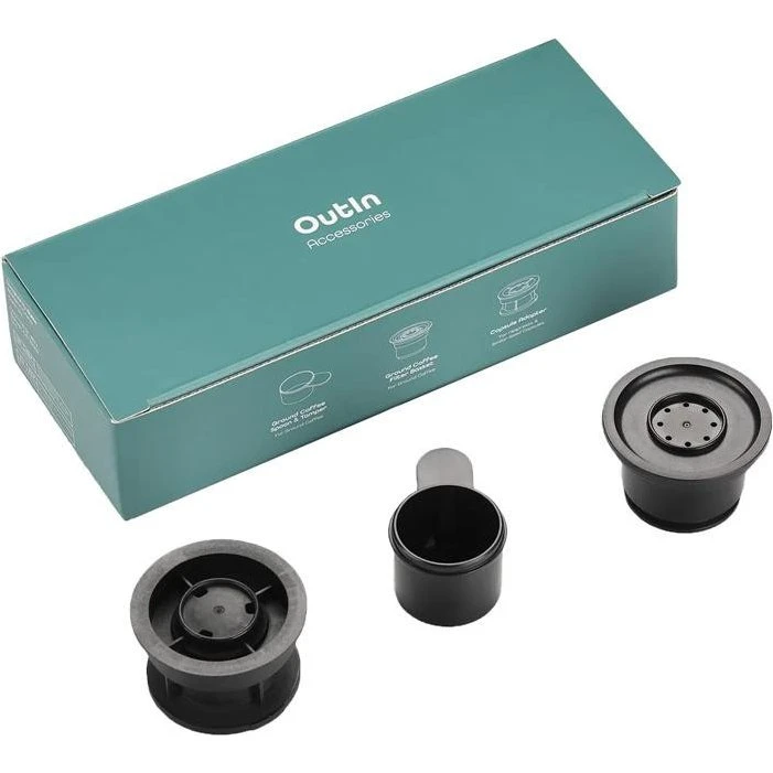 OUTIN Filter Set til Nano - Adapter kit til kapsler og kaffepulver