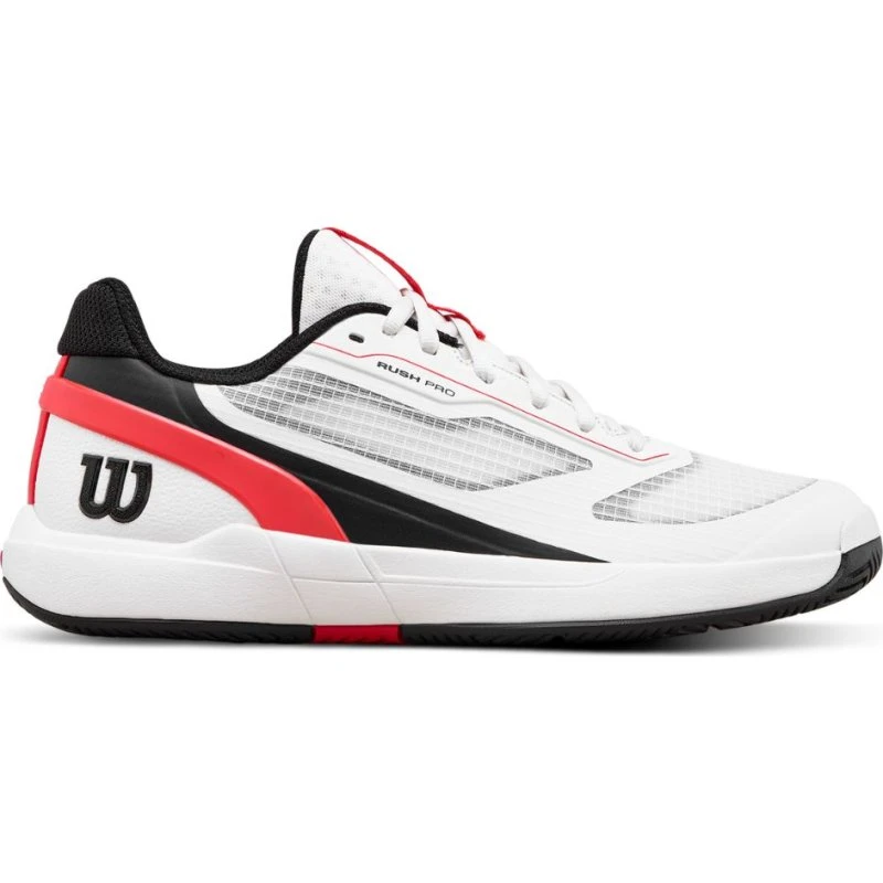 Wilson Rush Pro 5 JR Tennissko - White/Infrared