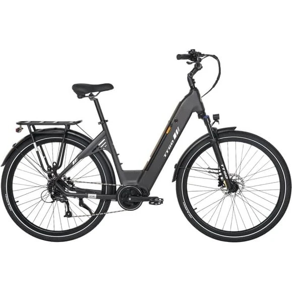 TTGO C7 SE Elcykel 28” Mid-Drive 250W, 9-Gear, Grå