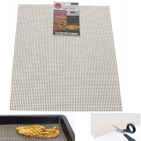 Genanvendelig Teflon Grillmåtte med Grillnet