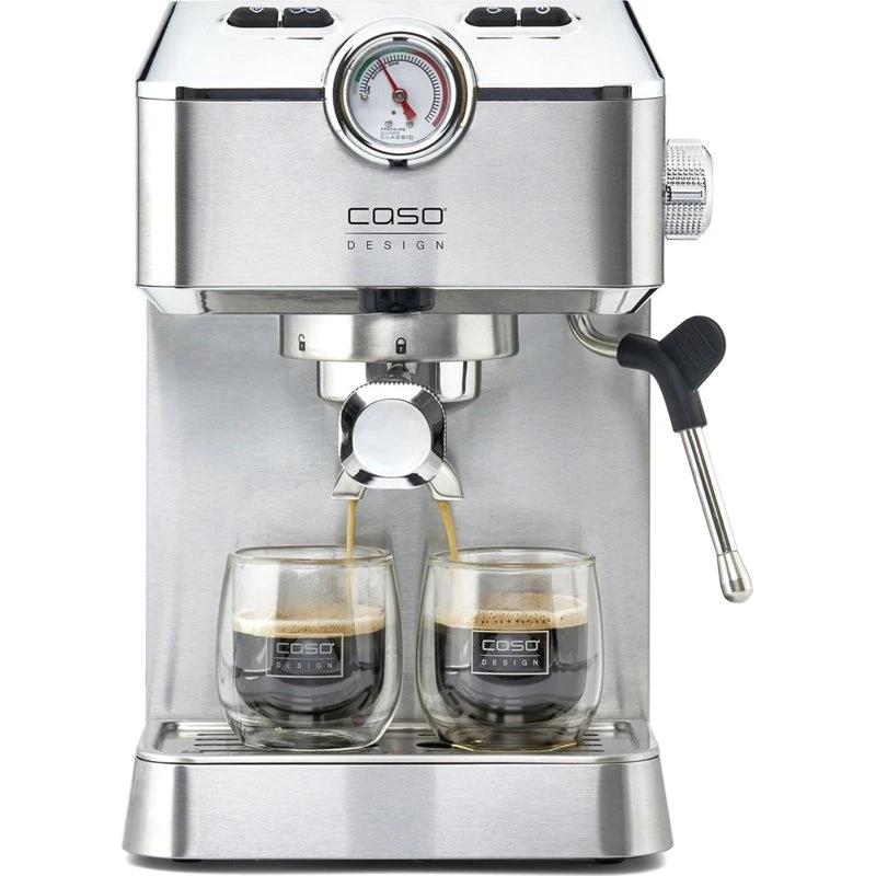 Caso Espresso Gourmet espressomaskine - Sølv