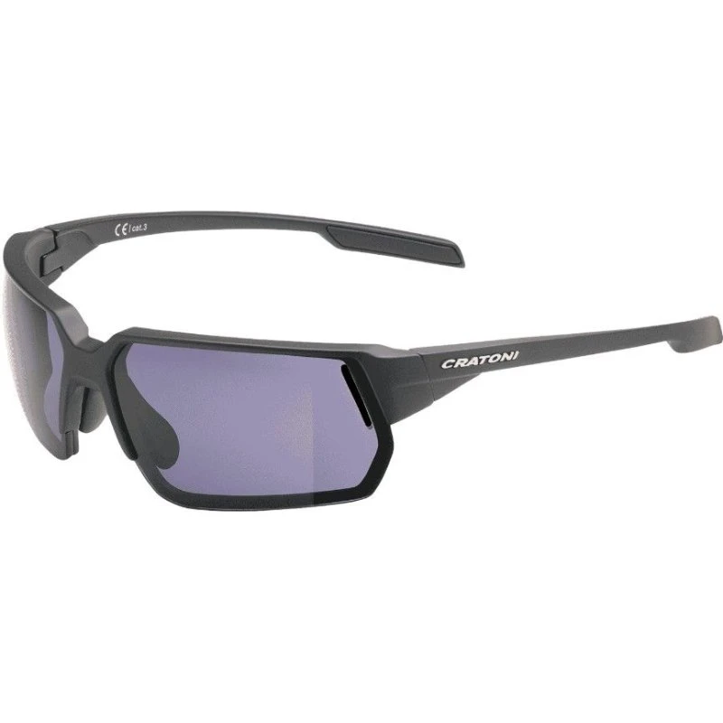 Cratoni C-Lite Color+ Lifestyle Solbriller - Mat sort/Grey Blue