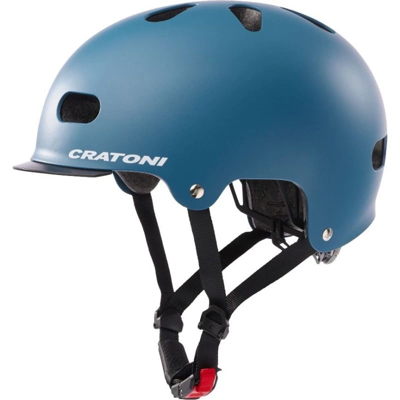 Cratoni C-Mate Cykelhjelm - Mat Blå - Str. S-M (54-58 cm)