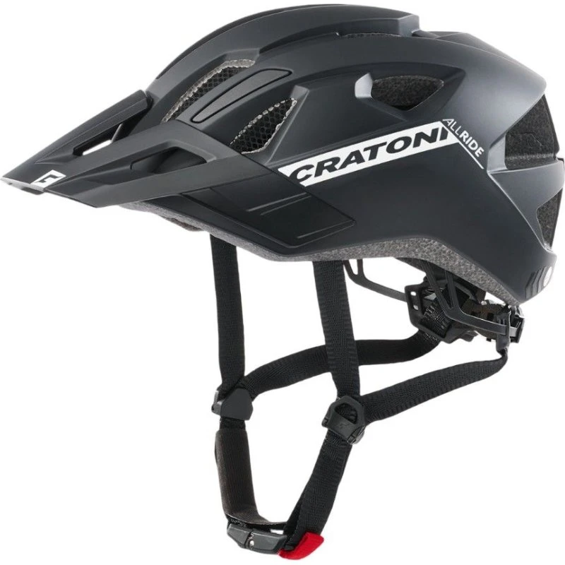 Cratoni Allride Cykelhjelm - Mat Sort - L-XL (57-62 cm)