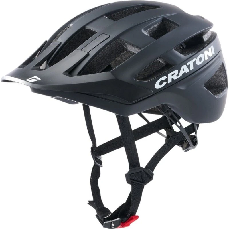 Cratoni Allrace Cykelhjelm - Mat Sort - Str. XXL (60-65 cm)