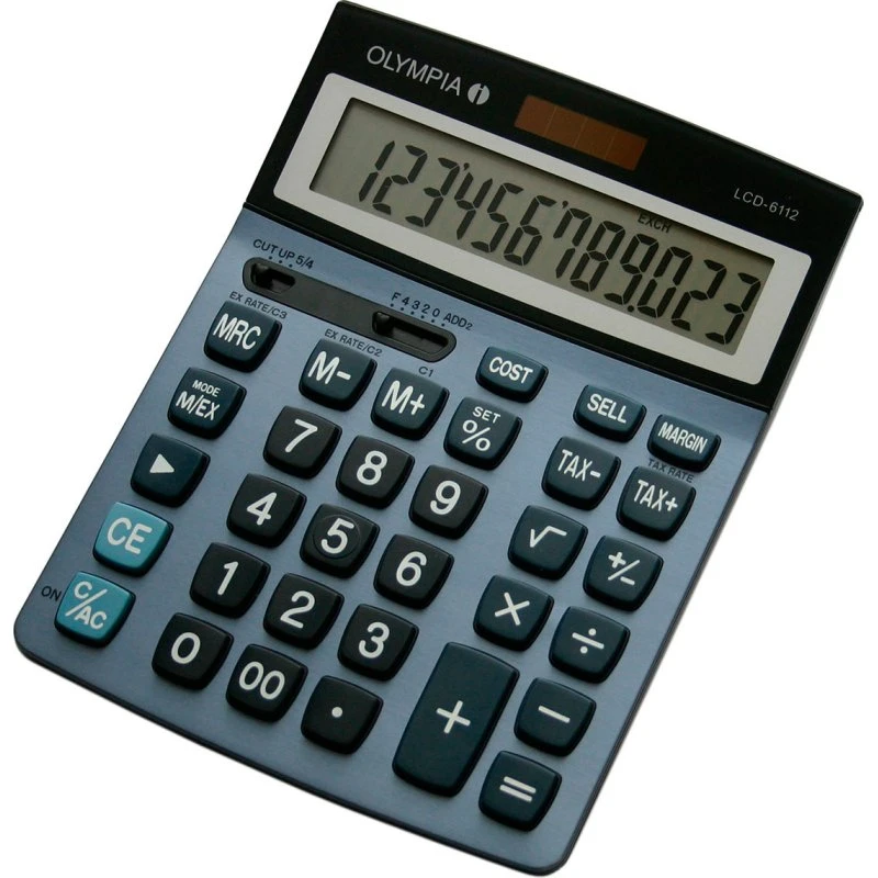 Olympia LCD 6112 Desktop regnemaskine med 12 cifre