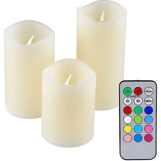 Olympia 40138 LED Flammelampe - 3-pack dekorationslys