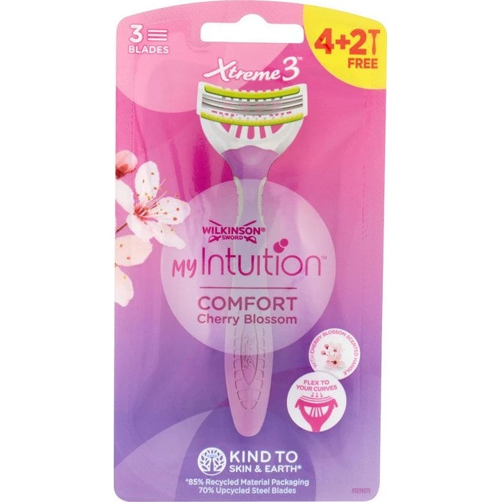 Wilkinson Sword Xtreme 3 Beauty engangsbarberblade, 6 stk.