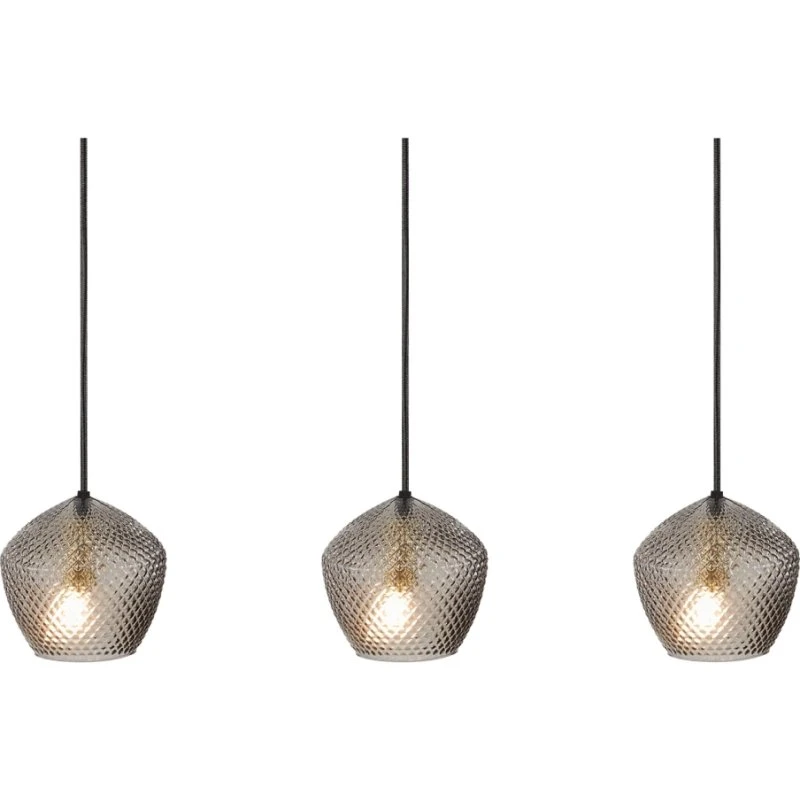 Nordlux Loftlampe Orbiform 3 – Transparent/røg/guld