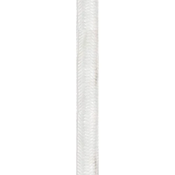 Stofledning 2x0,75mm² hvid - pr. meter