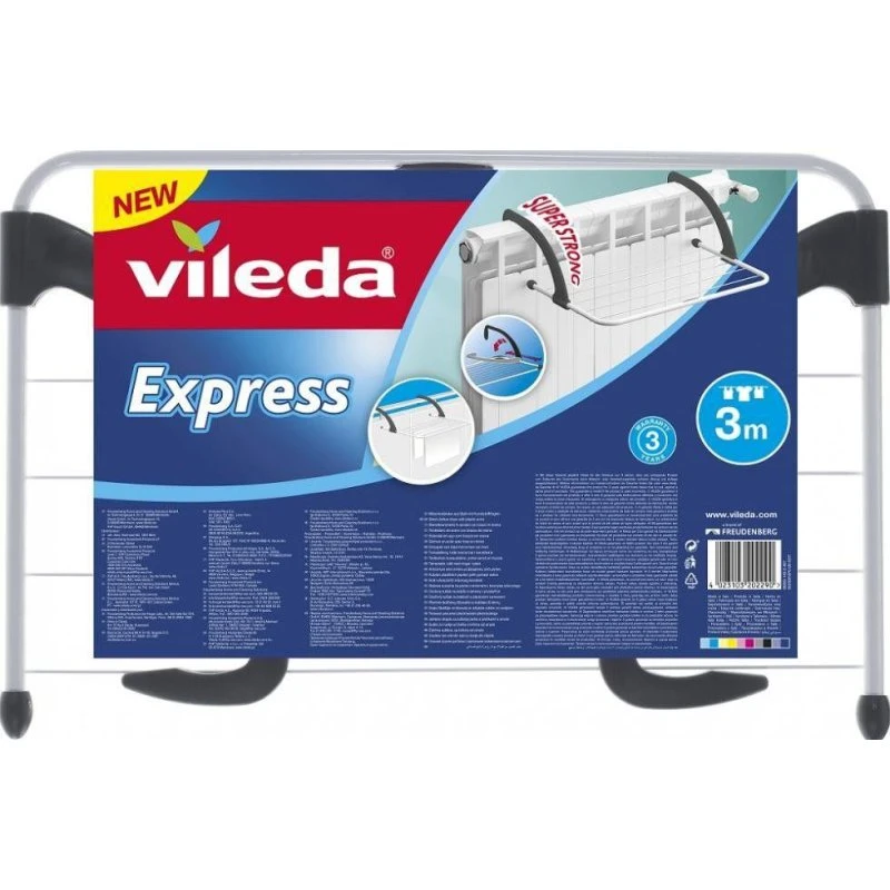 Vileda Express Tørrestativ 52cm - Granitgrå